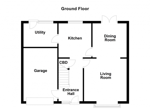 Floor Plan Image for 4 Bedroom Detached House for Sale in West Ings Crescent, Knottingley