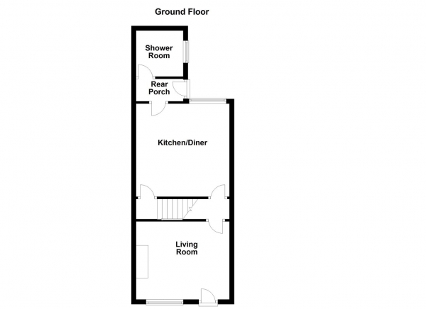 Floor Plan Image for 3 Bedroom Terraced House for Sale in Smawthorne Avenue, Castleford