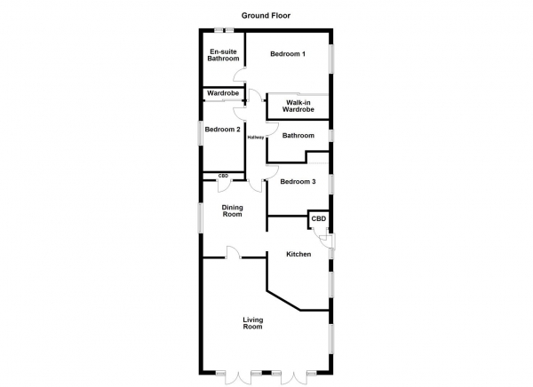 Floor Plan Image for 3 Bedroom Park Home for Sale in Ashtree Way, Knottingley