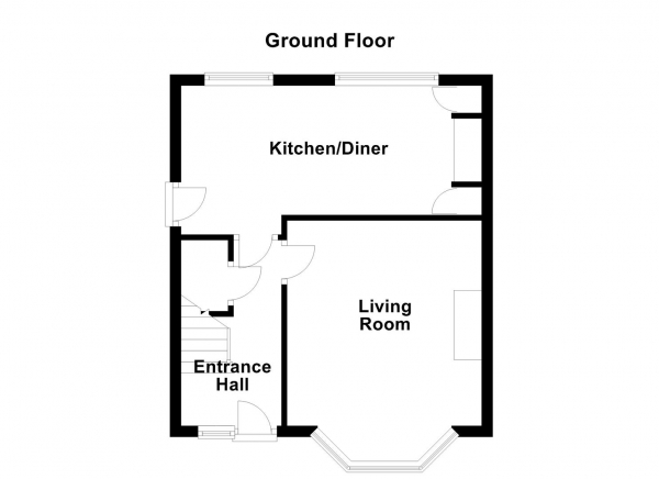 Floor Plan Image for 3 Bedroom Semi-Detached House for Sale in Princess Road, Dewsbury, WF12 8QY