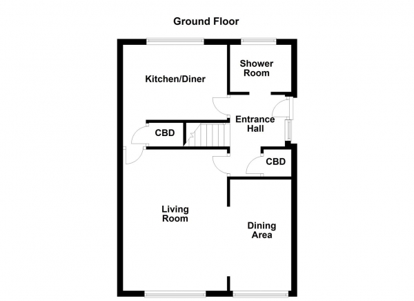 Floor Plan Image for 2 Bedroom Semi-Detached Bungalow for Sale in Willerton Close, Dewsbury