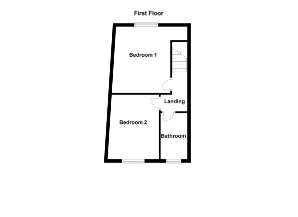 Floor Plan Image for 2 Bedroom Terraced House for Sale in Junction Lane, Ossett