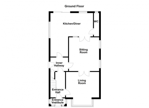 Floor Plan Image for 3 Bedroom Detached House for Sale in Bywell Road, Dewsbury