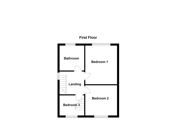 Floor Plan Image for 3 Bedroom Detached House for Sale in Bywell Road, Dewsbury