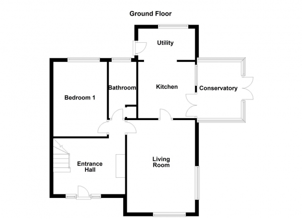 Floor Plan Image for 4 Bedroom Detached Bungalow for Sale in The Crescent, Netherton, Wakefield