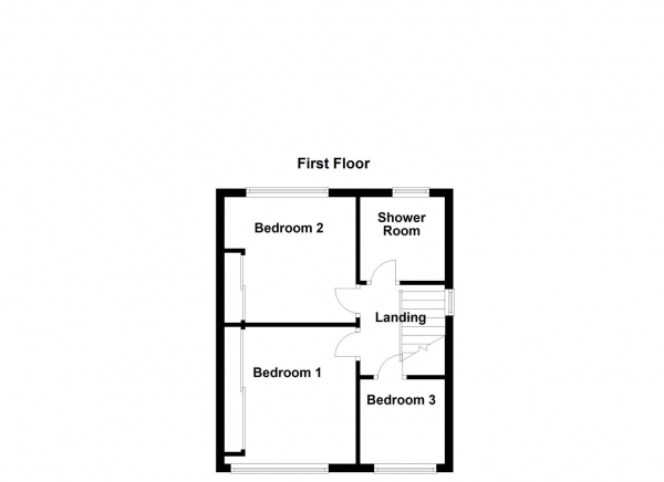 Floor Plan Image for 3 Bedroom Semi-Detached House for Sale in Chiltern Road, Dewsbury