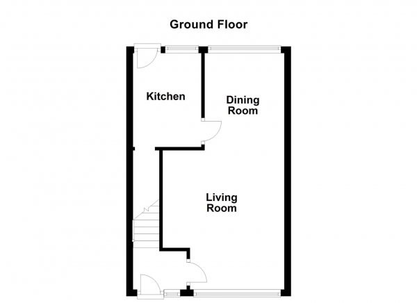 Floor Plan Image for 3 Bedroom Town House for Sale in Healey Drive, Ossett