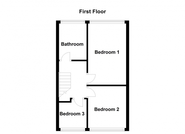 Floor Plan Image for 3 Bedroom Town House for Sale in Healey Drive, Ossett