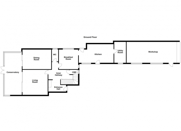 Floor Plan Image for 4 Bedroom Detached House for Sale in Whitley Road, Thornhill Edge