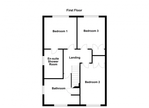 Floor Plan Image for 3 Bedroom Property for Sale in Horbury Road, Ossett