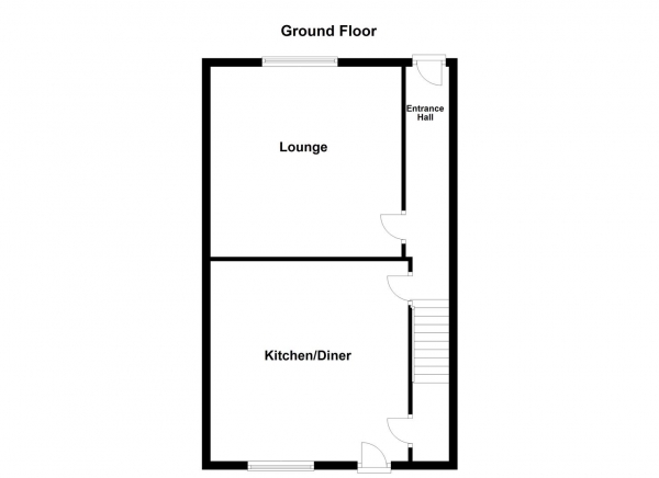 Floor Plan Image for 2 Bedroom Semi-Detached House for Sale in Springstone Avenue, Ossett