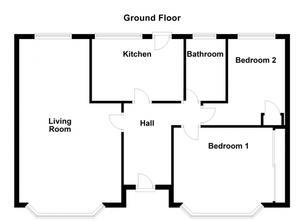 Floor Plan Image for 2 Bedroom Bungalow for Sale in Healey Road, Ossett