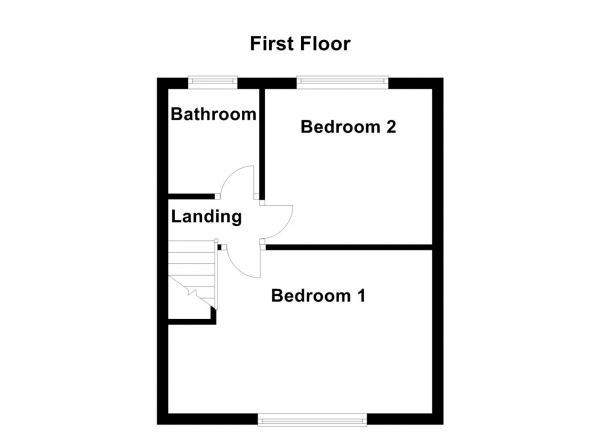 Floor Plan Image for 2 Bedroom Terraced House for Sale in Pickersgill Street, Ossett