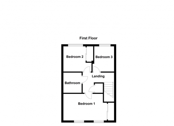 Floor Plan Image for 3 Bedroom Semi-Detached House for Sale in Cadley Hill Close, Ossett