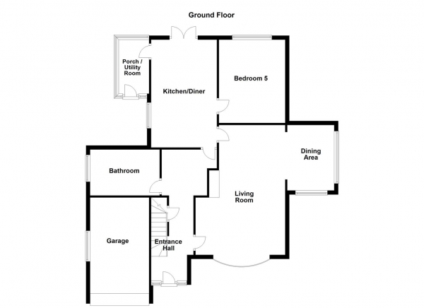 Floor Plan Image for 5 Bedroom Detached House for Sale in Hardcastle Lane, Flockton, Wakefield