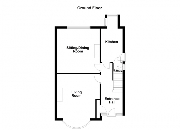 Floor Plan Image for 3 Bedroom Semi-Detached House for Sale in Queens Drive, Ossett