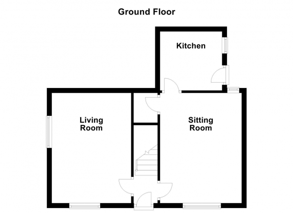 Floor Plan Image for 2 Bedroom Semi-Detached House for Sale in The Combs, Dewsbury