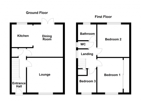 Floor Plan Image for 3 Bedroom Semi-Detached House for Sale in Church Street, Ossett