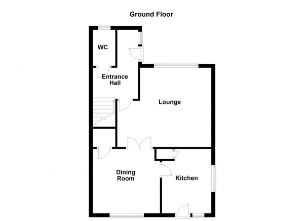 Floor Plan Image for 3 Bedroom Semi-Detached House for Sale in Kingsway Close, Ossett