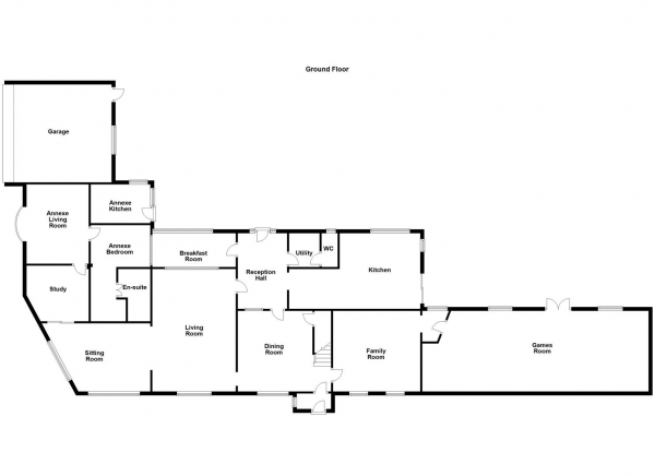 Floor Plan Image for 6 Bedroom Property for Sale in Bretton Lane, Bretton, Wakefield