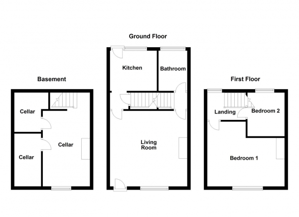 Floor Plan Image for 2 Bedroom Town House for Sale in Lionel Street, Ossett