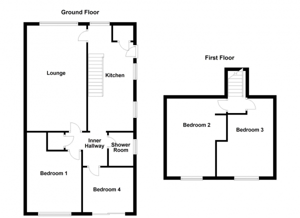 Floor Plan Image for 4 Bedroom Semi-Detached Bungalow for Sale in Athold Drive, Ossett