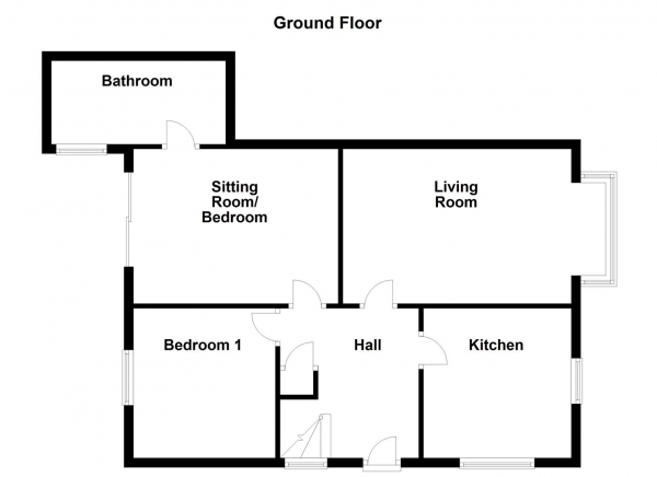 Floor Plan Image for 3 Bedroom Detached Bungalow for Sale in Greenfield Road, Ossett