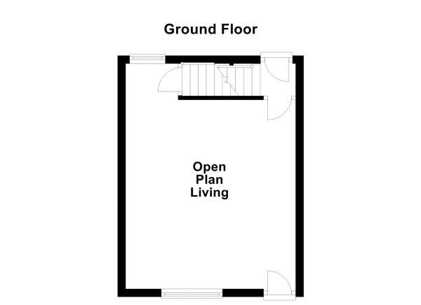 Floor Plan Image for 1 Bedroom End of Terrace House for Sale in Hilda Street, Ossett