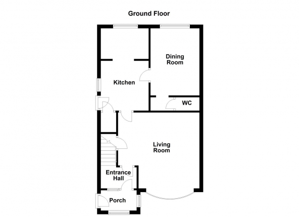 Floor Plan Image for 3 Bedroom Property for Sale in Manor Road, Ossett