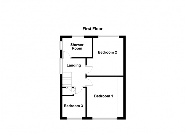 Floor Plan Image for 3 Bedroom Property for Sale in Manor Road, Ossett