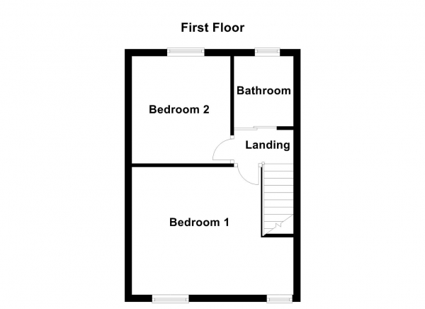 Floor Plan Image for 2 Bedroom Terraced House for Sale in Netherton Lane, Netherton, WF4 4HJ