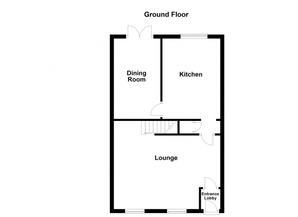 Floor Plan Image for 3 Bedroom Terraced House for Sale in Guildford Street, Ossett, WF5 8LL