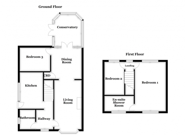 Floor Plan Image for 3 Bedroom Semi-Detached Bungalow for Sale in Oakland Drive, Netherton, Wakefield