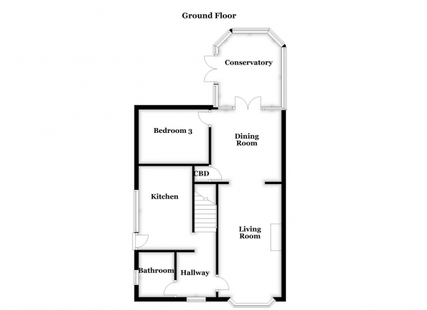 Floor Plan Image for 3 Bedroom Semi-Detached Bungalow for Sale in Oakland Drive, Netherton, Wakefield