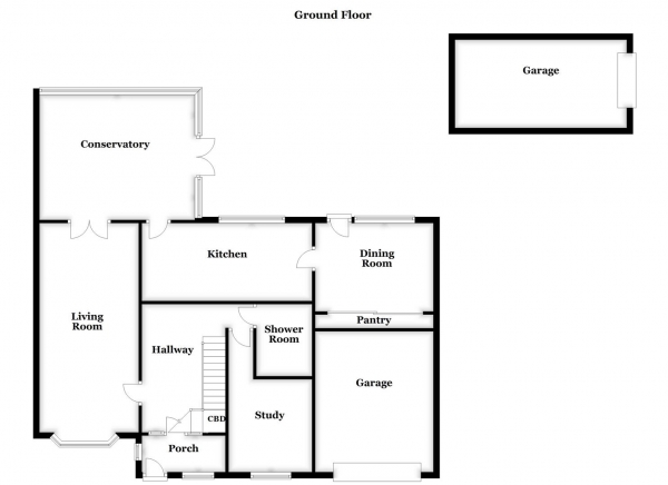 Floor Plan Image for 4 Bedroom Detached House for Sale in Wentworth Drive, Emley, Huddersfield