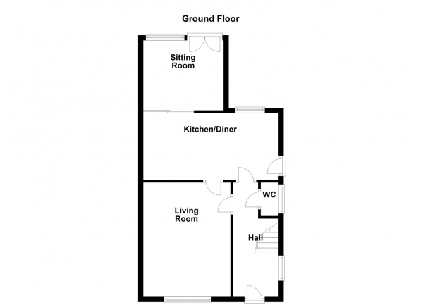 Floor Plan Image for 3 Bedroom Semi-Detached House for Sale in Bridle Lane, Ossett