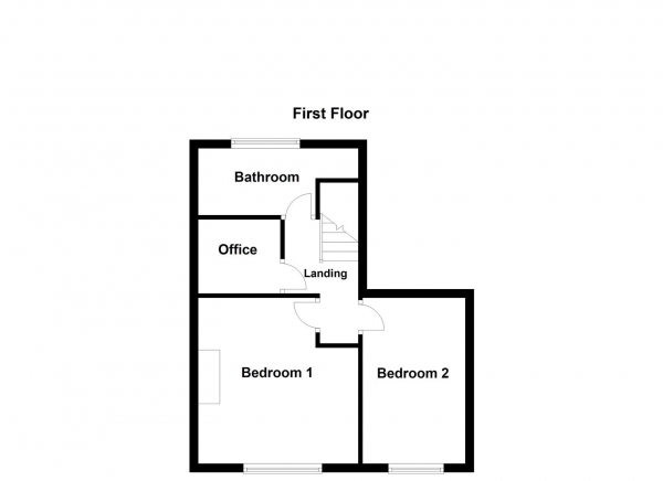 Floor Plan Image for 2 Bedroom Terraced House for Sale in Wakefield Road, Ossett