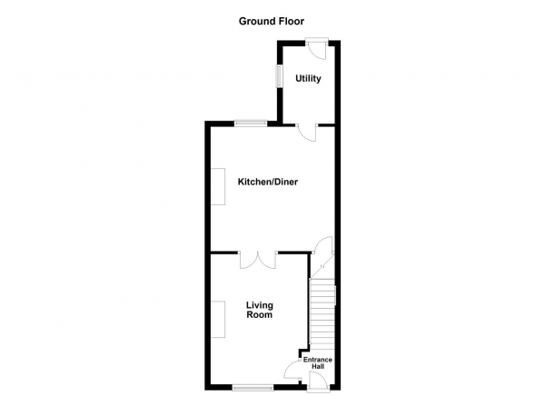 Floor Plan Image for 3 Bedroom Terraced House for Sale in Ryecroft Street, Ossett