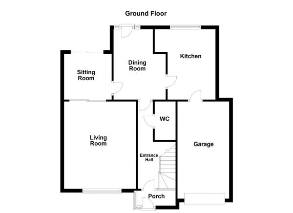 Floor Plan Image for 2 Bedroom Detached House for Sale in Edge Lane, Thornhill, Dewsbury