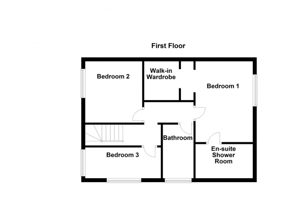 Floor Plan Image for 3 Bedroom Detached House for Sale in Fairfield Drive, Ossett