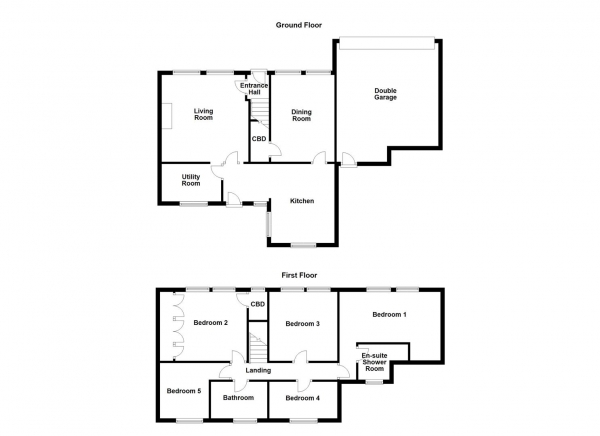 Floor Plan Image for 5 Bedroom Semi-Detached House for Sale in Old Road, Overton, Wakefield