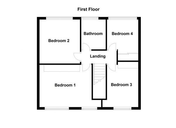 Floor Plan Image for 4 Bedroom Detached House for Sale in Brookfields, Netherton, Wakefield