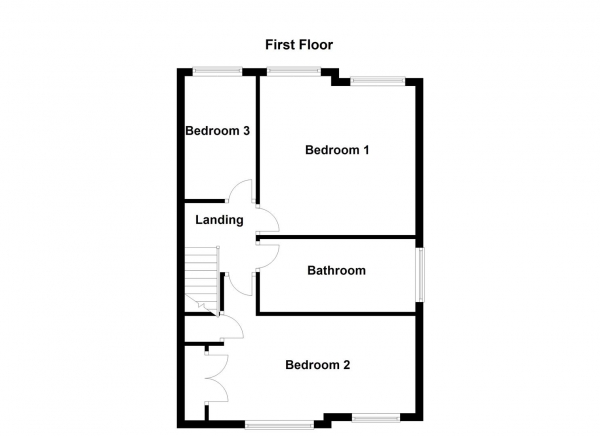 Floor Plan Image for 3 Bedroom Semi-Detached House for Sale in Parklands, Ossett, Wakefield