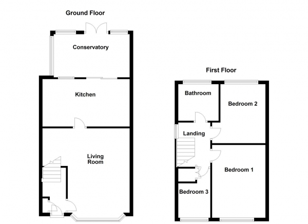 Floor Plan Image for 3 Bedroom Semi-Detached House for Sale in Whitley Spring Crescent, Ossett