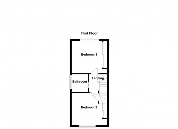 Floor Plan Image for 2 Bedroom Town House for Sale in Berryfield Garth, Ossett