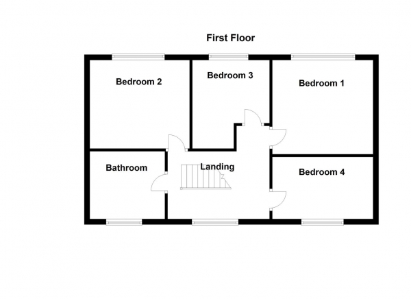 Floor Plan Image for 4 Bedroom Detached House for Sale in Church Street, Ossett