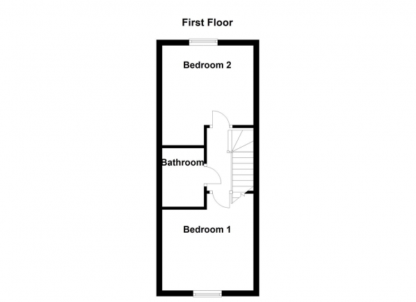 Floor Plan Image for 2 Bedroom Terraced House for Sale in Sovereigns Way, Dewsbury