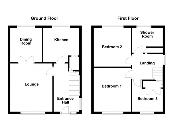 Floor Plan Image for 3 Bedroom Semi-Detached House for Sale in Prospect Road, Ossett