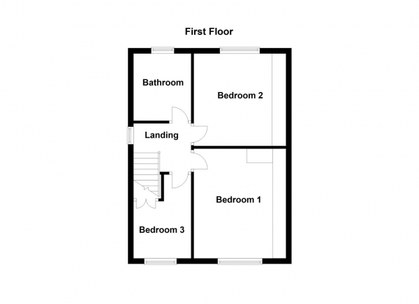 Floor Plan Image for 3 Bedroom Semi-Detached House for Sale in Old Road, Middlestown, Wakefield