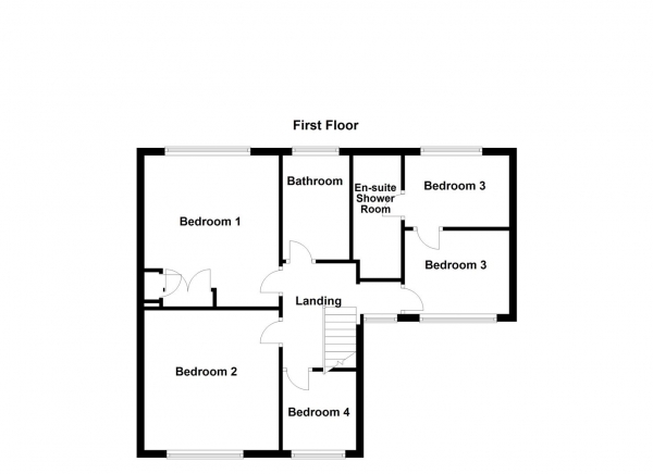 Floor Plan Image for 4 Bedroom Detached House for Sale in Upper Lane, Netherton, Wakefield